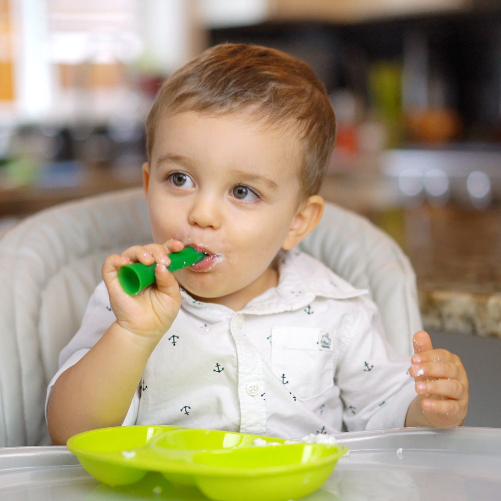 Mothering reviews the Olababy Training Spoon
