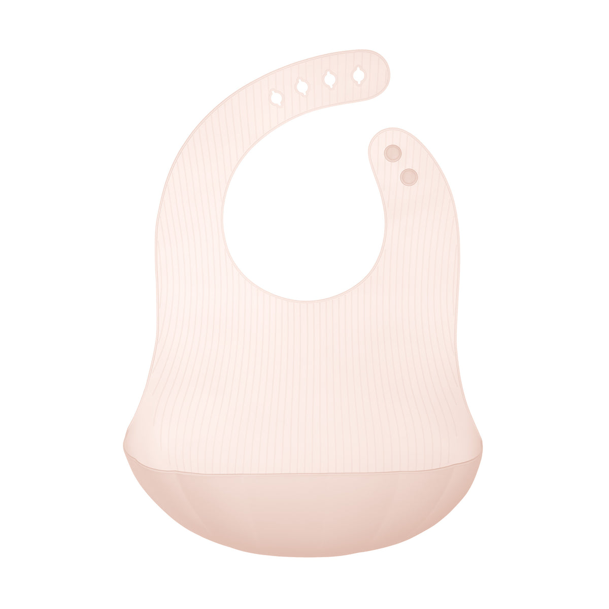 Olababy waterproof silicone baby bib with wide open food catcher pocket to catch messy spills