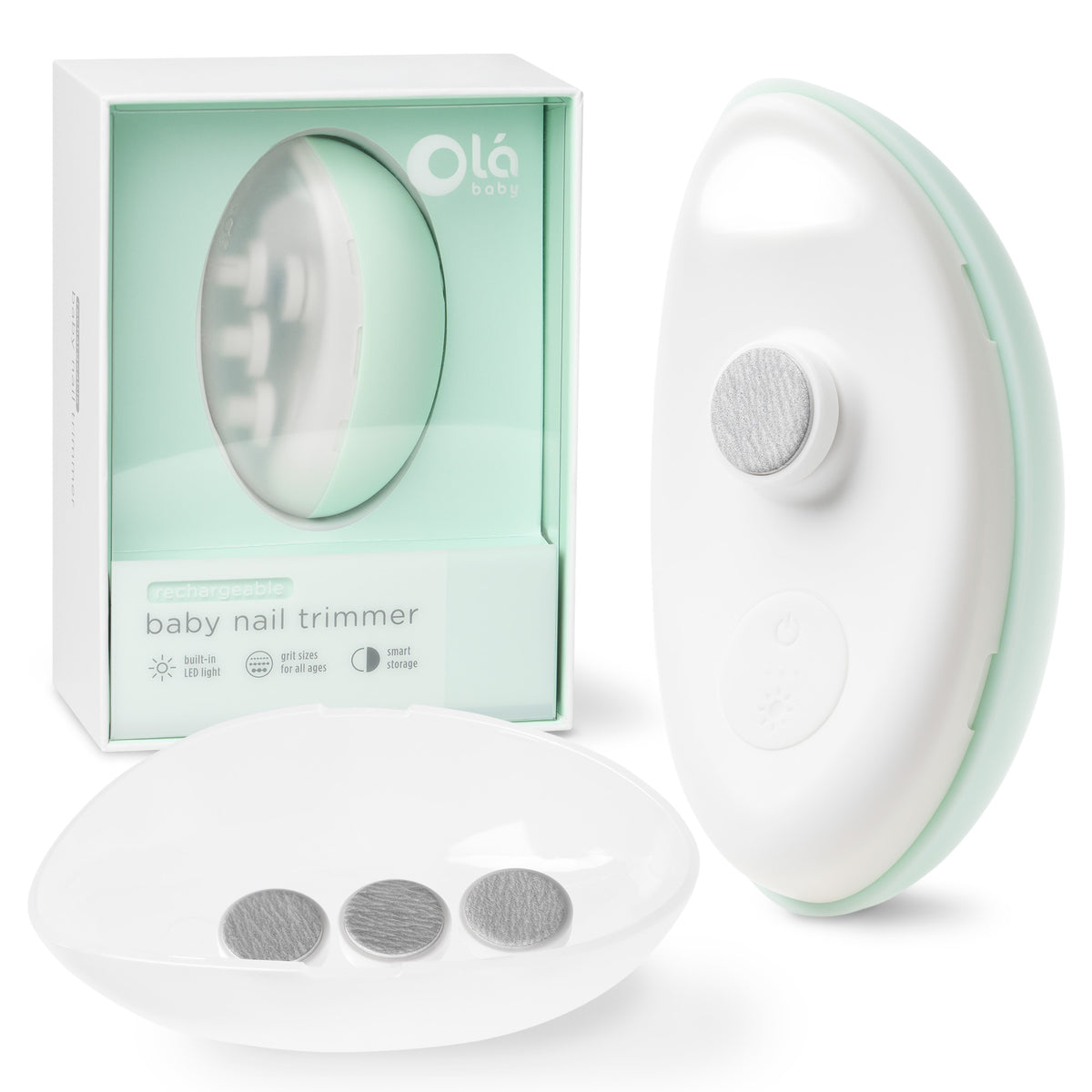Rechargeable Electric Baby Nail Trimmer - Olababy