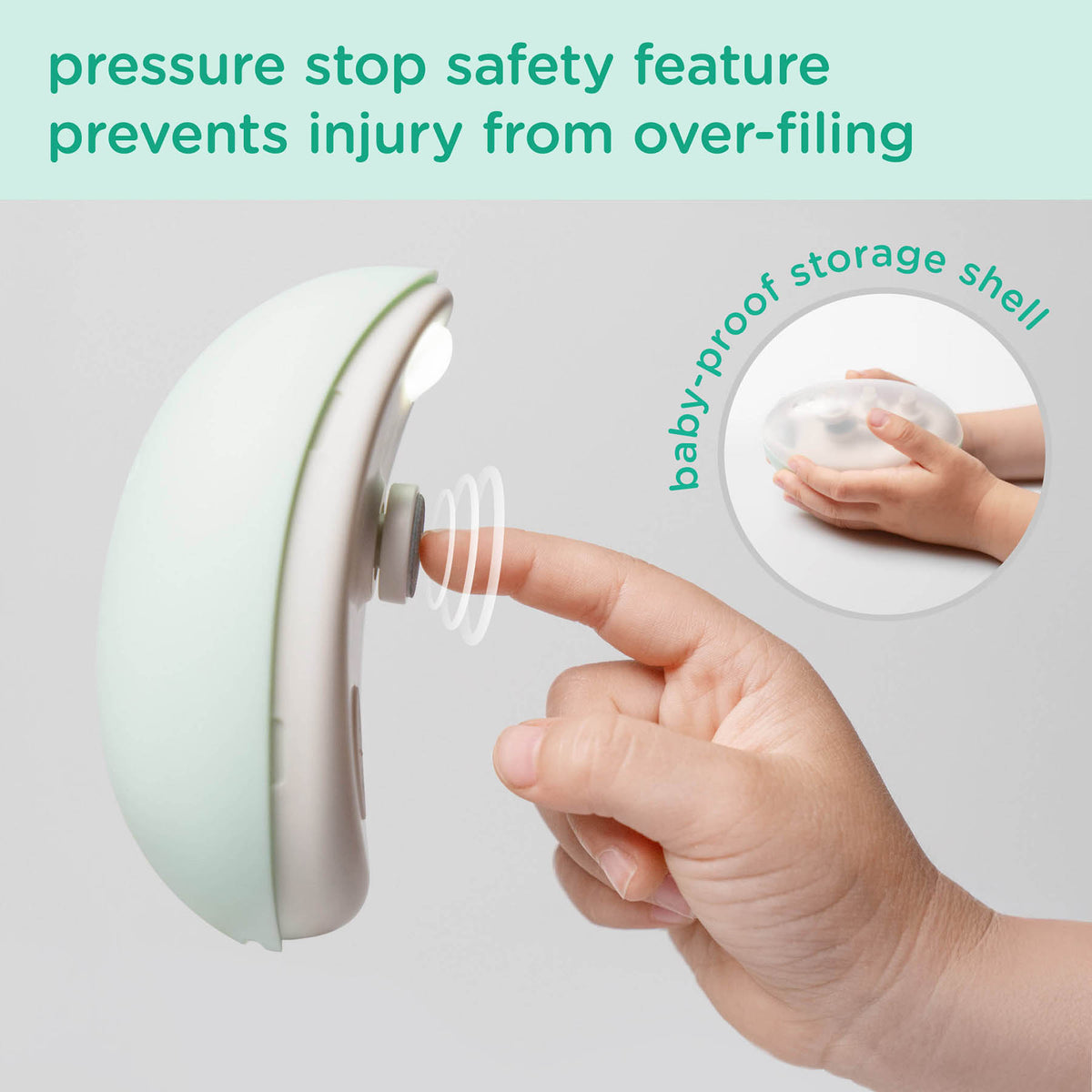 Rechargeable Electric Baby Nail Trimmer - Olababy
