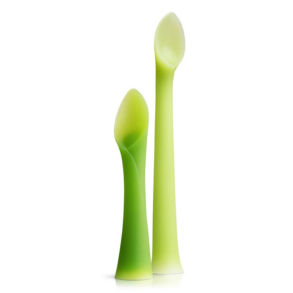 Olababy silicone baby feeding and training spoon set for parent led feeding and toddler self feeding stages